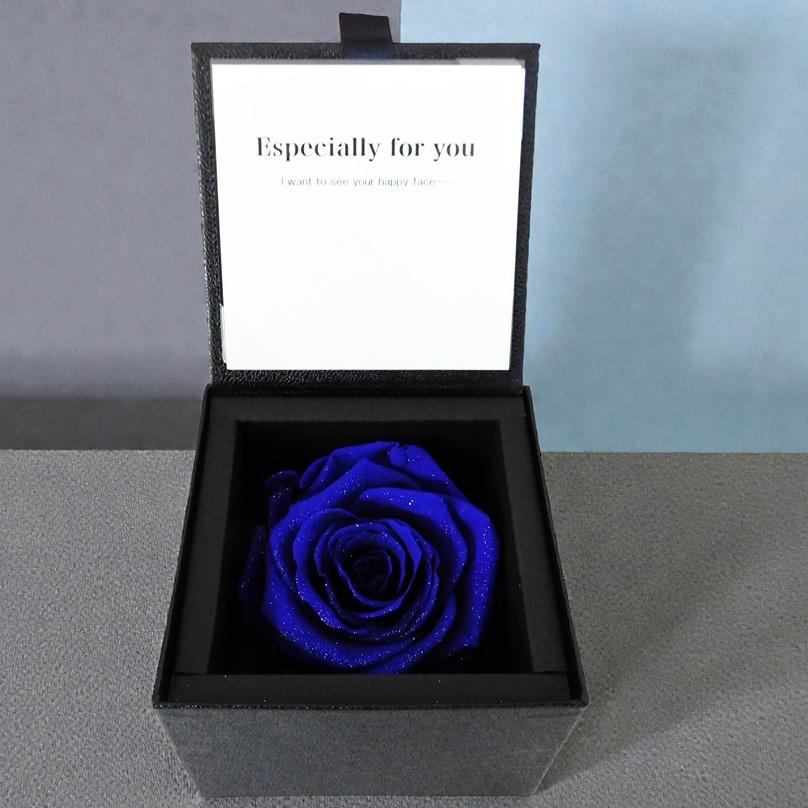 コピー：ダイヤモンドローズファーストモデル(85)/ブルー （プリザーブドフラワー）