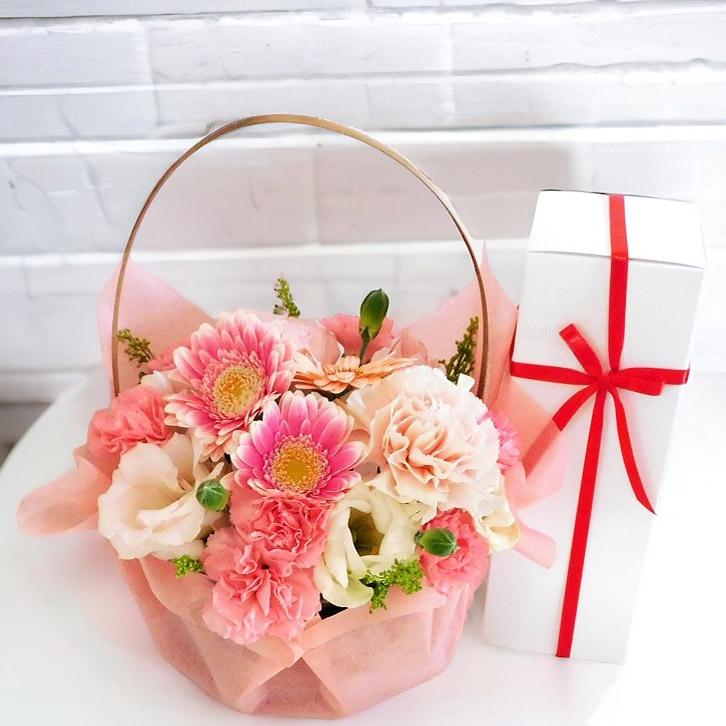 母の日　リラックス　プレゼント　生花＆おやすみリードディフューザー 　mother's day