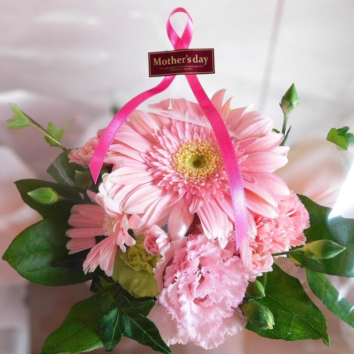 母の日　プレゼント　ピンク　 生花アレンジメント　or 花束　プティ　mother's day　gift　Petit | 5枚目