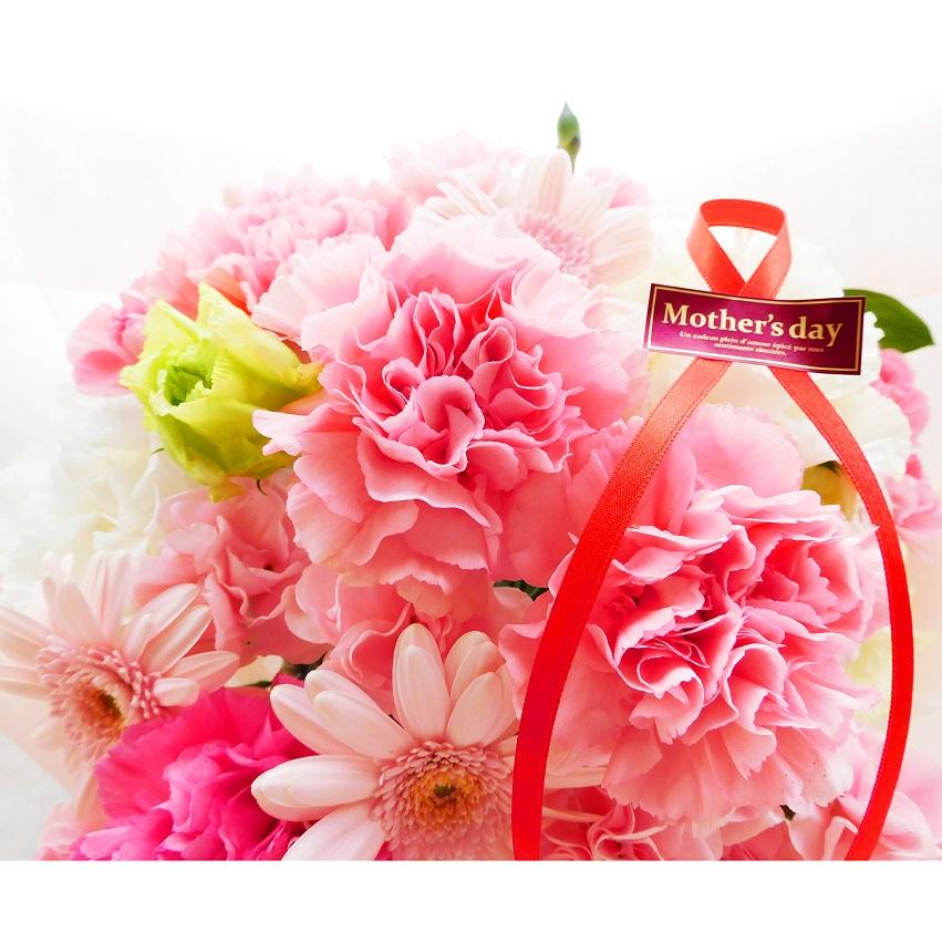 母の日ギフト 　ピンク　生花 フラワーアレンジメント　mother's day　　flower arrangement