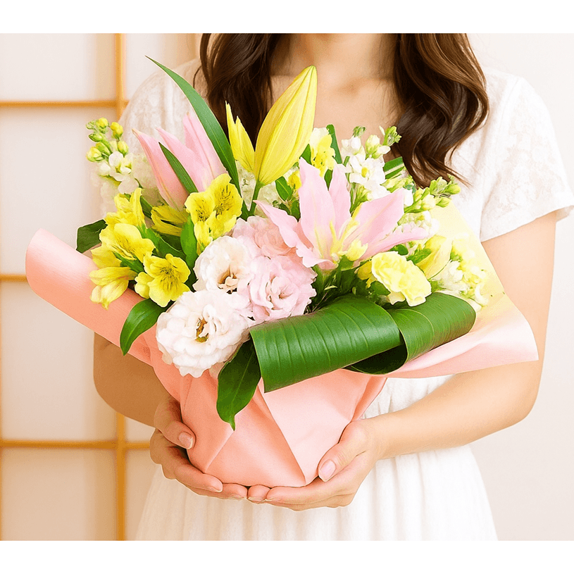 御祈祷・法要・日々のお礼にふさわしい御供花アレンジメント　Mサイズ | 2枚目