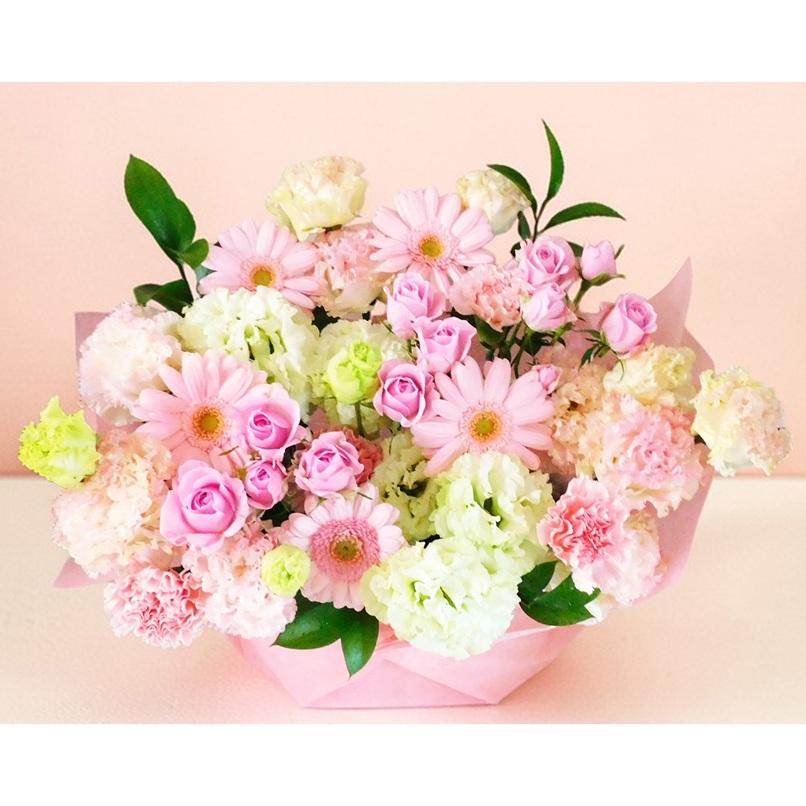 母の日ギフト フラワーガーデン ピンク生花 アレンジメント フラワーガーデン mother's day gift | 2枚目
